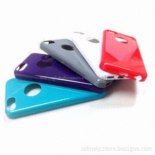 PC Cases for iPhone 5/5S with Apple Hole, Various Colors, Simple Design